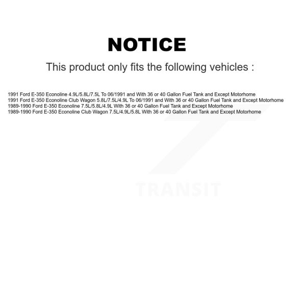 Fuel Pump Sender Assembly AGY-00311167 For Ford E-350 Econoline Club Wagon - Image 2