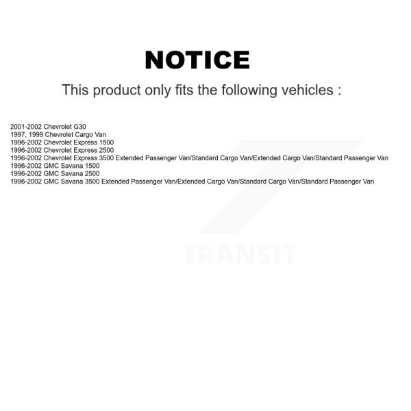 Fuel Tank Strap AGY-01110122 For Chevrolet GMC Express 3500 Savana 2500 1500 - Image 2
