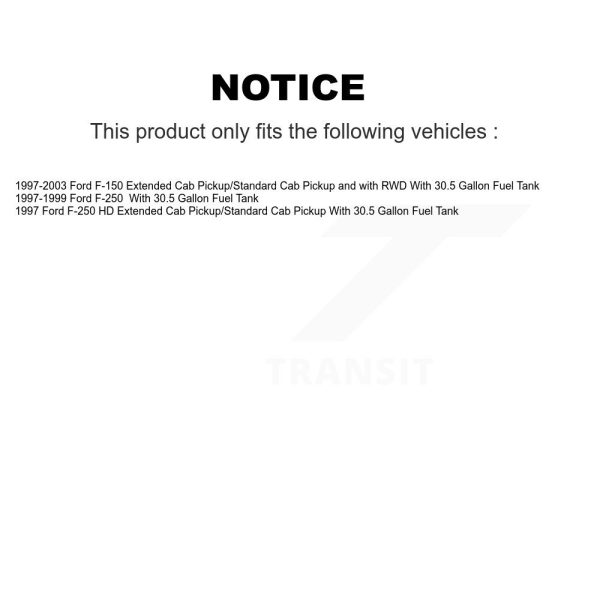 Fuel Tank Strap AGY-01110128 For Ford F-150 F-250 HD - Image 2