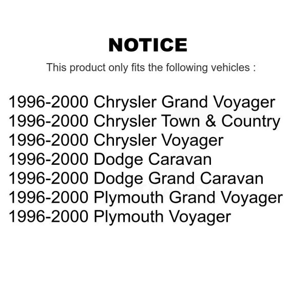 Fuel Tank Strap AGY-01110151 For Dodge Caravan Grand Plymouth Voyager Town & - Image 2