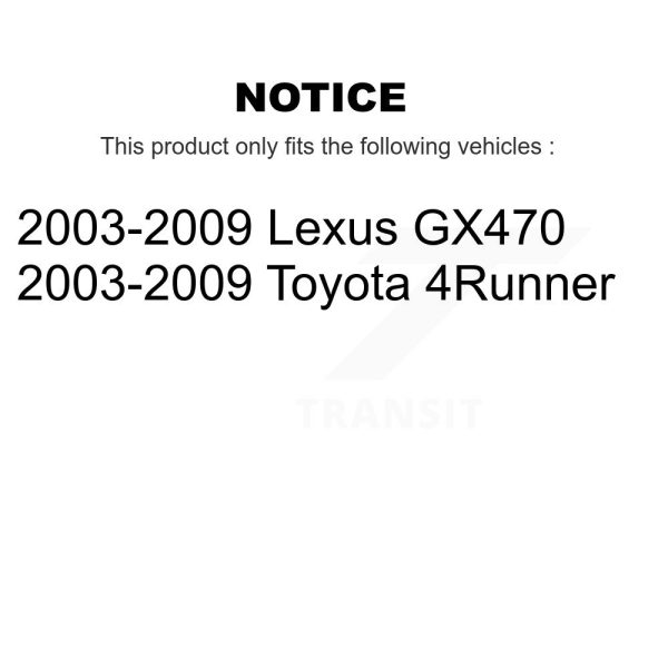 Fuel Tank Strap AGY-01110306 For 2003-2009 Toyota 4Runner Lexus GX470 - Image 2