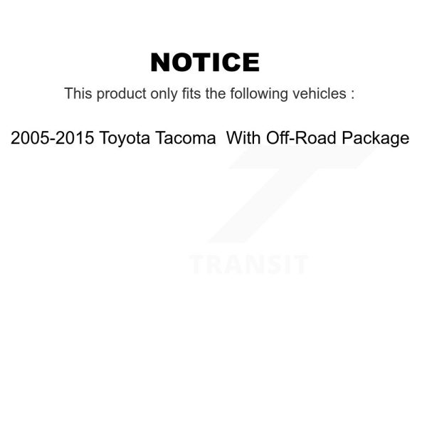 Fuel Tank Strap AGY-01110313 For 05-15 Toyota Tacoma With Off-Road Package - Image 2