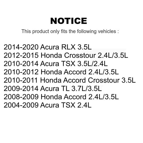 Fuel Tank Strap AGY-01110425 For Honda Accord Acura TSX TL Crosstour RLX - Image 2