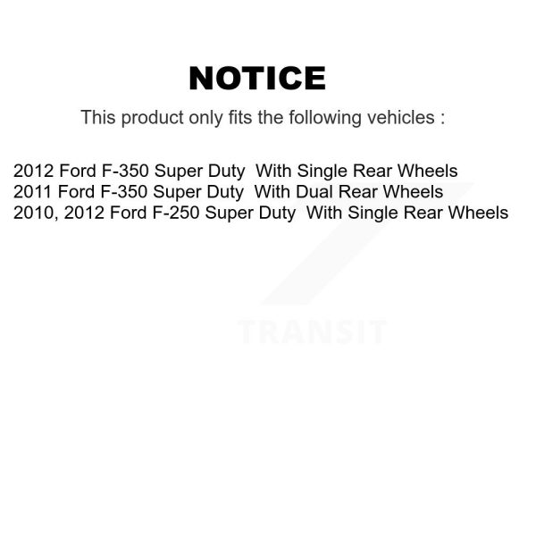 [Front] Ceramic Disc Brake Pads CMX-D1631A For Ford F-350 Super Duty F-250 - Image 2