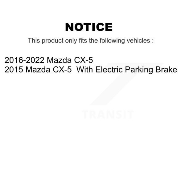 [Rear] Ceramic Disc Brake Pads CMX-D1846 For Mazda CX-5 - Image 2