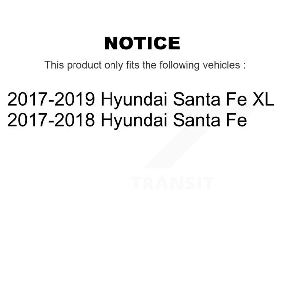 [Front] Ceramic Disc Brake Pads CMX-D1917 For Hyundai Santa Fe XL - Image 2