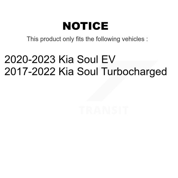 [Front] Ceramic Disc Brake Pads CMX-D2287 For Kia Soul EV - Image 2