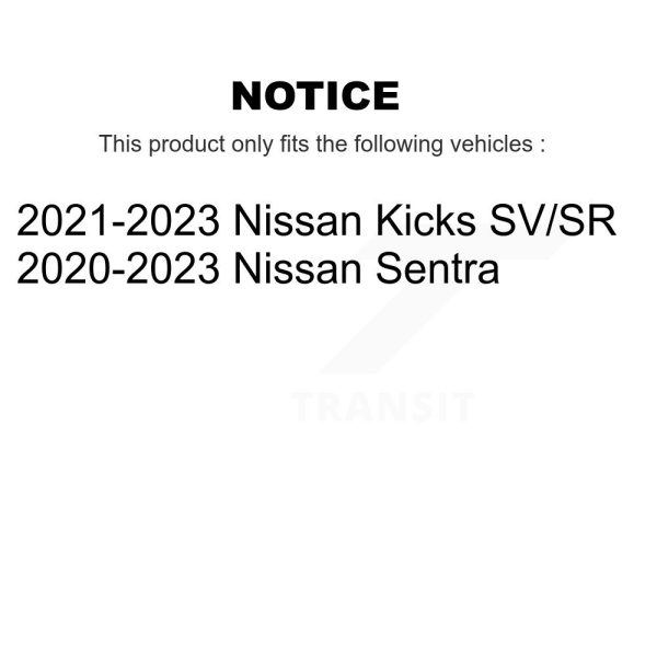 [Front] Disc Brake Rotor DS1-981196 For Nissan Kicks Sentra - Image 2
