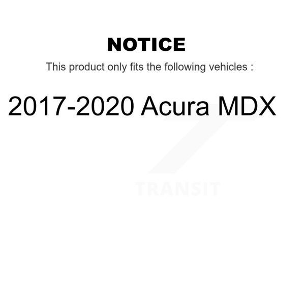 [Rear] Disc Brake Rotor DS1-982070 For 2017-2020 Acura MDX - Image 2