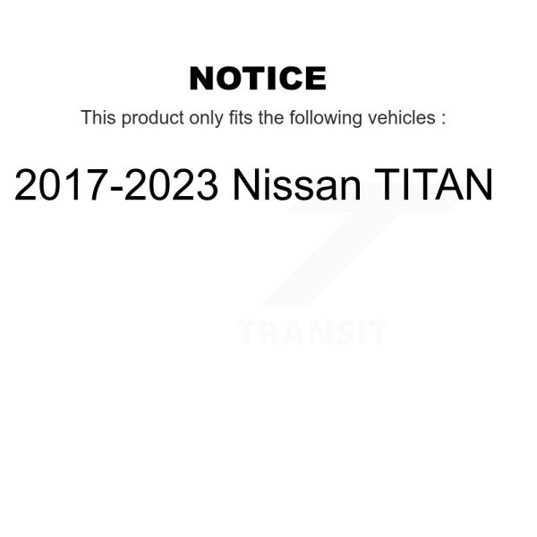 [Rear] Disc Brake Rotor DS1-982078 For 2017-2023 Nissan TITAN - Image 2