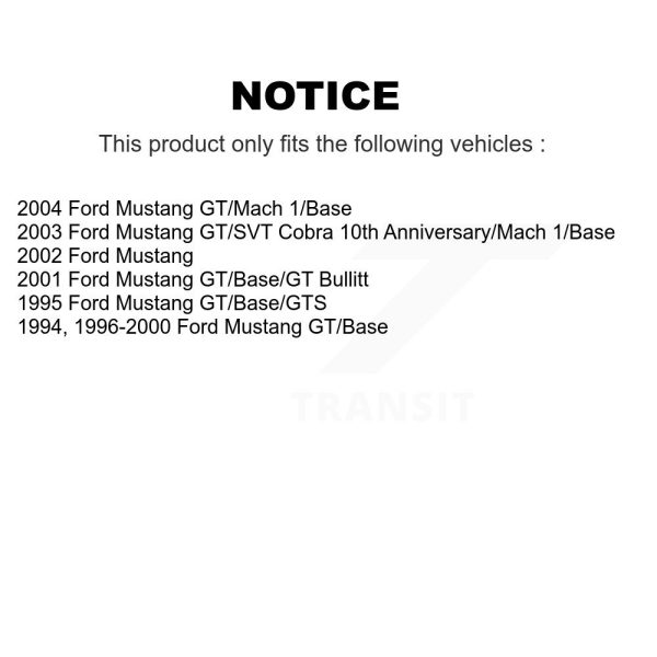 [Front] Disc Brake Rotor GCR-66443 For Ford Mustang - Image 2