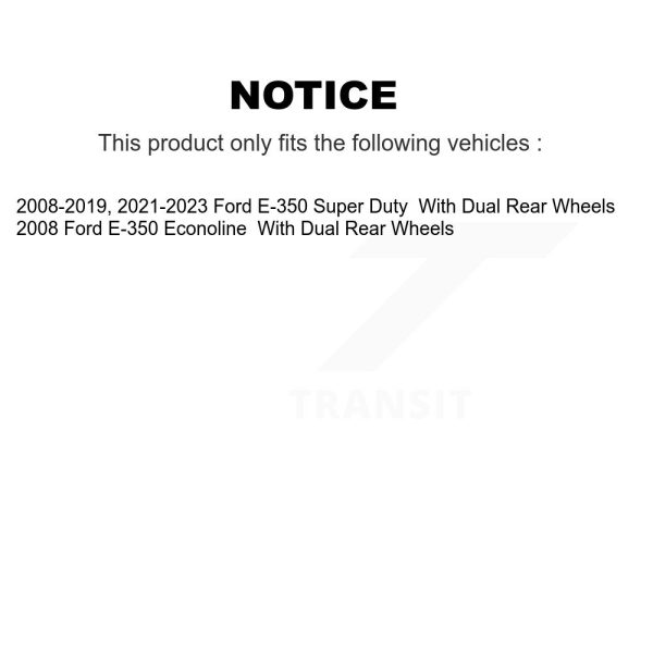 [Rear] Disc Brake Rotor GCR-680680 For Ford E-350 Super Duty Econoline - Image 2