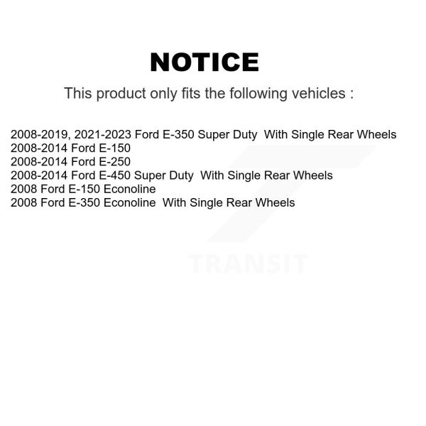 [Front] Disc Brake Rotor Hub Assembly GCR-680681 For Ford E-350 Super Duty E-250 - Image 2