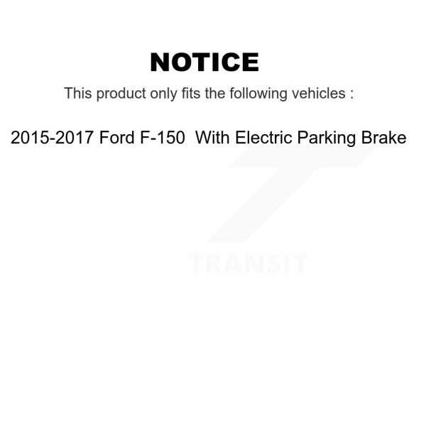 [Rear] Disc Brake Rotor GCR-681951 For Ford F-150 With Electric Parking - Image 2