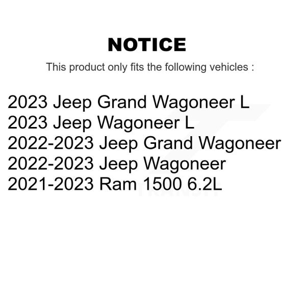 [Rear] Disc Brake Rotor GCR-782815 For Ram 1500 Jeep Wagoneer Grand L - Image 2