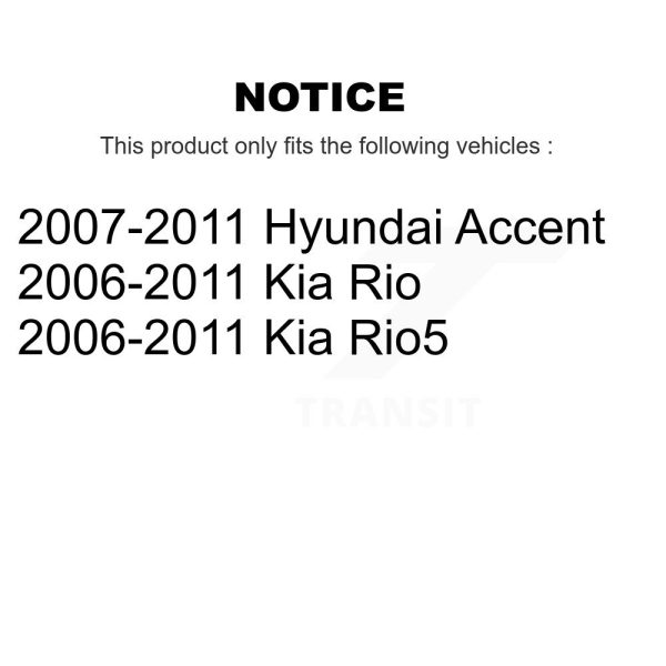 [Rear] Coated Brake Drum GCR-9776 For Hyundai Accent Kia Rio Rio5 - Image 2