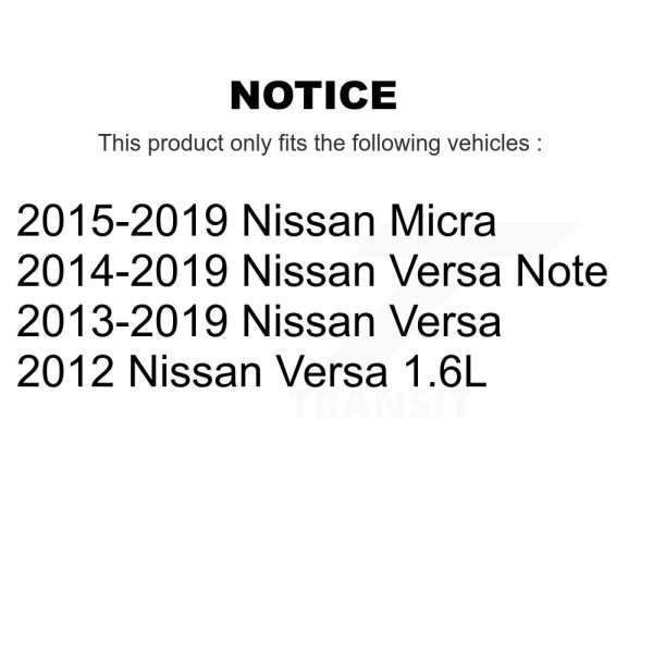 [Rear] Coated Brake Drum GCR-97836 For Nissan Micra Versa Note - Image 2