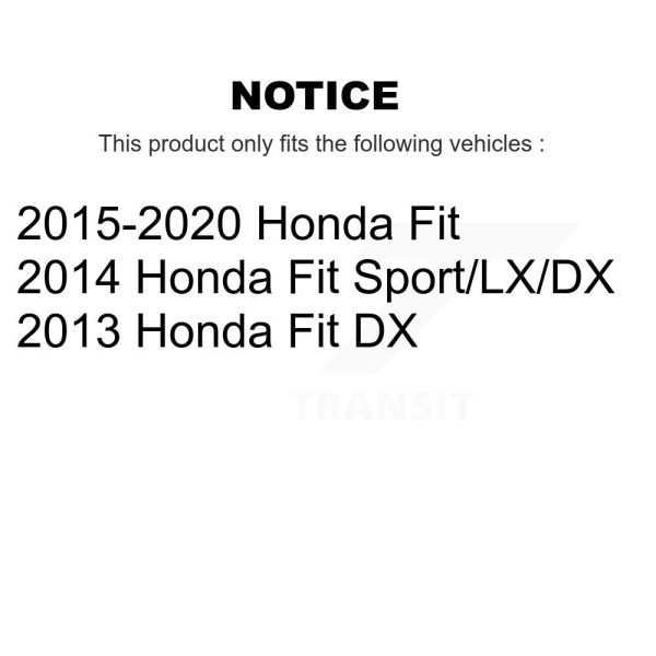 [Rear] Coated Brake Drum GCR-97868 For Honda Fit - Image 2