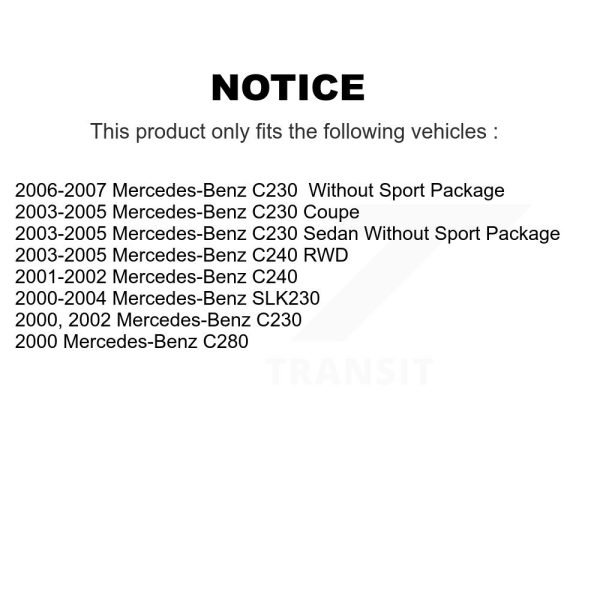 [Front] Disc Brake Rotor GCR-980101 For Mercedes-Benz C230 C240 SLK230 C280 - Image 2