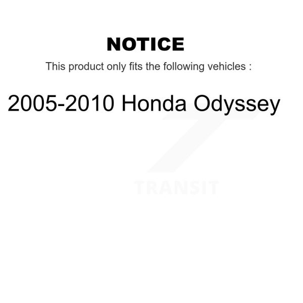 [Rear] Disc Brake Rotor GCR-980291 For 2005-2010 Honda Odyssey - Image 2