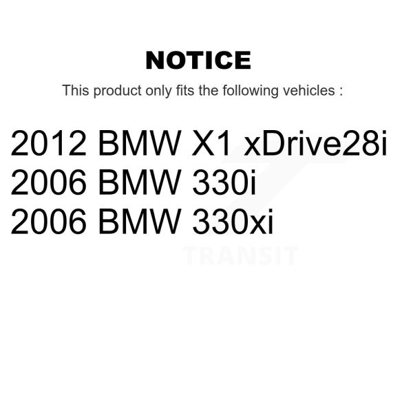 [Front] Disc Brake Rotor GCR-980484 For BMW X1 330i 330xi - Image 2