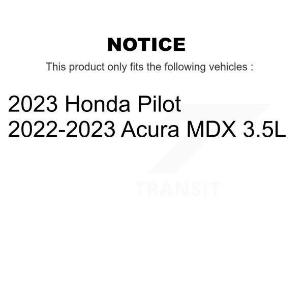 [Front] Disc Brake Rotor GCR-982822 For Acura MDX Honda Pilot - Image 2