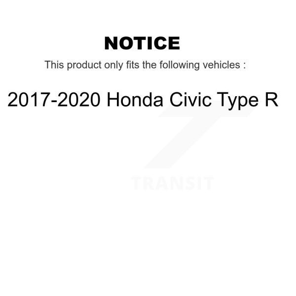 [Front] Disc Brake Rotor GCR-G8323OE For 2017-2020 Honda Civic Type R - Image 2