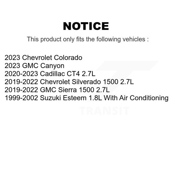 [Main Drive] Serpentine Belt KBR-5050653 For Chevrolet Silverado 1500 GMC Sierra - Image 2
