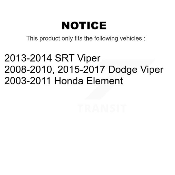 [Main Drive] Serpentine Belt KBR-5070695 For Honda Element Viper Dodge SRT - Image 2