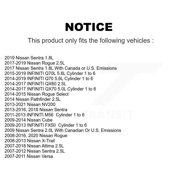 Ignition Coil MPS-MF549 For Nissan Rogue Sentra Altima Versa INFINITI QX60 - Image 2