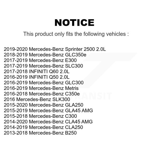 Ignition Coil MPS-MF734 For Mercedes-Benz C300 GLC300 GLA250 CLA250 B250 Q50 - Image 2
