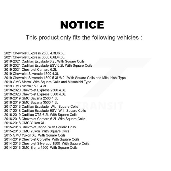 Ignition Coil MPS-MF743 For Chevrolet GMC Sierra 1500 Silverado Cadillac 2500 - Image 2