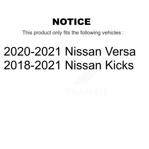 [Rear] Drum Brake Shoe NB-1106B For Nissan Kicks Versa - Image 2