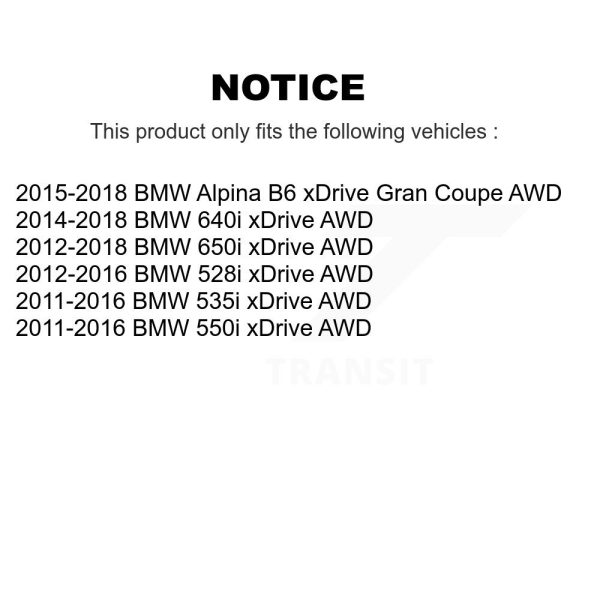 [Front Left] CV Axle Shaft NCV-BM27045 For BMW 535i xDrive 528i 550i 650i Alpina - Image 2