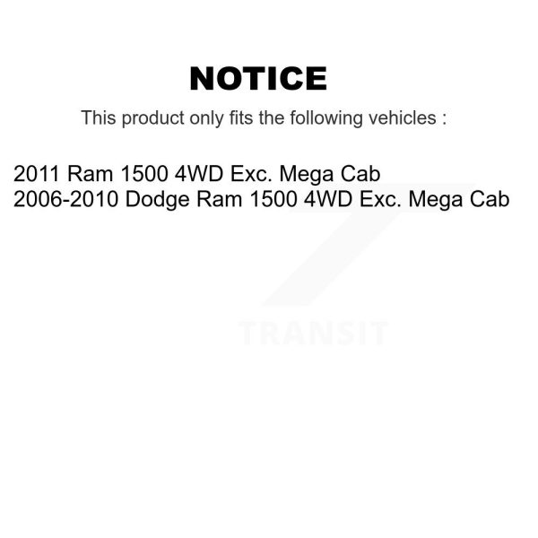 [Front] CV Axle Shaft NCV-CH12184 For Dodge Ram 1500 Exc. Mega Cab 4WD - Image 2