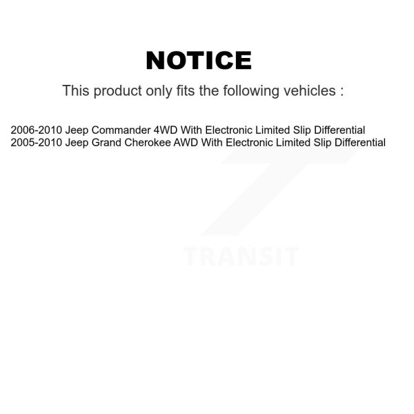 [Front Left] CV Axle Shaft NCV-CH82500 For Jeep Grand Cherokee Commander - Image 2