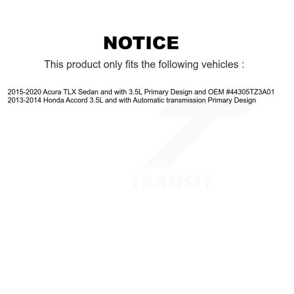 [Front Right] CV Axle Shaft NCV-HO36075 For Honda Accord Acura TLX - Image 2