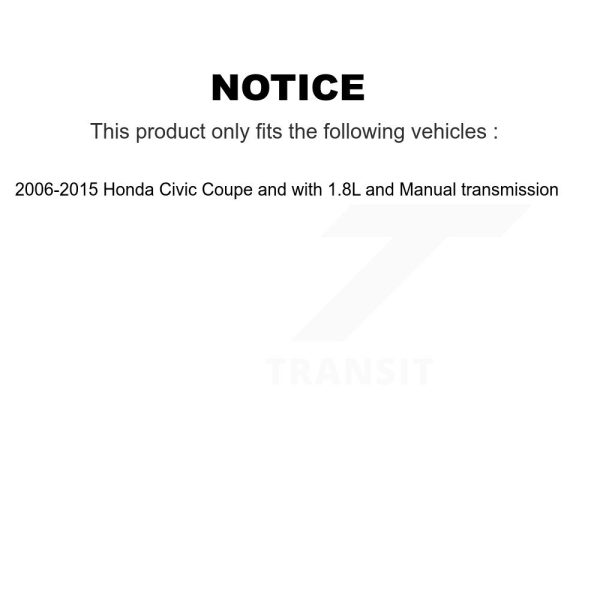 [Front Left] CV Axle Shaft NCV-HO36570 For Honda Civic - Image 2