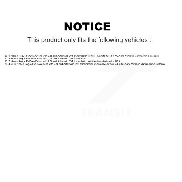 [Front Left] CV Axle Shaft NCV-NI53051 For Nissan Rogue - Image 2