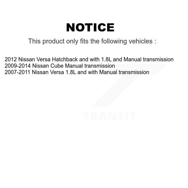 [Front Right] CV Axle Shaft NCV-NI53910 For Nissan Versa Cube - Image 2