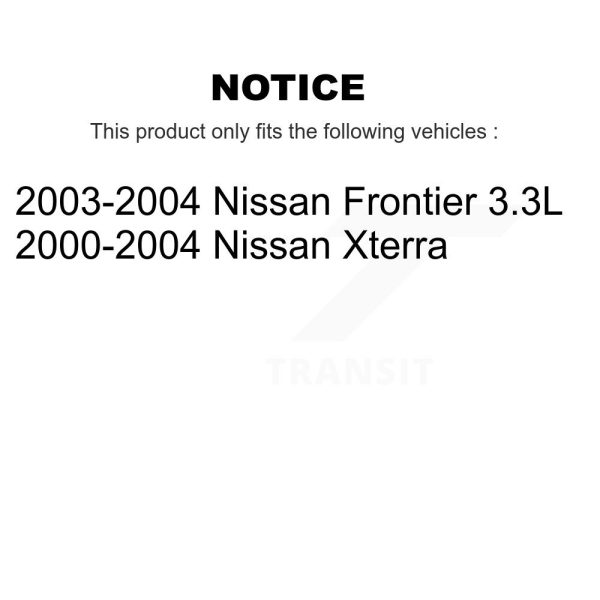 [Front] Ceramic Disc Brake Pads NWF-PRC830 For Nissan Xterra Frontier - Image 2