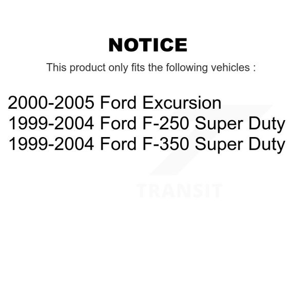 [Rear] Semi-Metallic Disc Brake Pads NWF-PRM757 For Ford F-350 Super Duty F-250 - Image 2