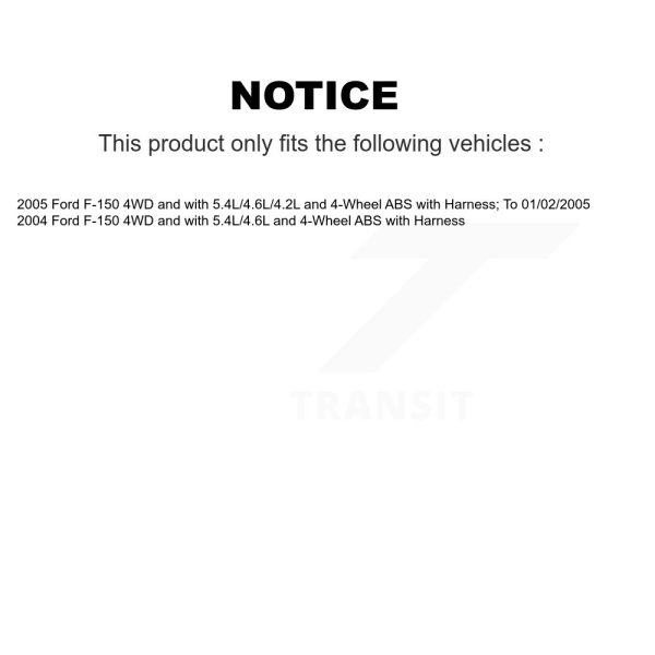 [Front] ABS Wheel Speed Sensor SEN-2ABS2129 For Ford F-150 - Image 2