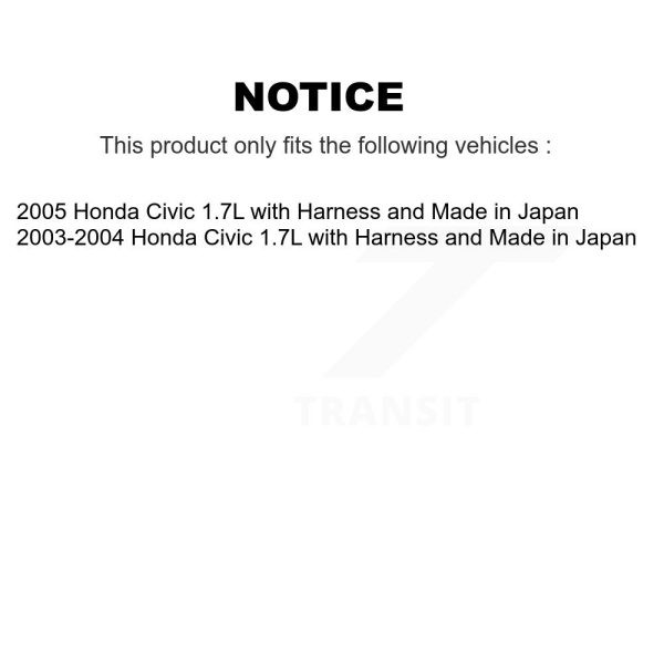 [Rear Left] ABS Wheel Speed Sensor SEN-2ABS2221 For 2003-2005 Honda Civic 1.7L - Image 2