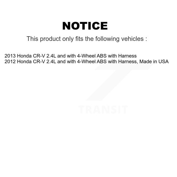 [Front Left] ABS Wheel Speed Sensor SEN-2ABS2407 For Honda CR-V - Image 2