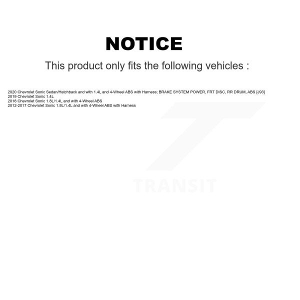 [Front Left] ABS Wheel Speed Sensor SEN-2ABS2932 For Chevrolet Sonic - Image 2