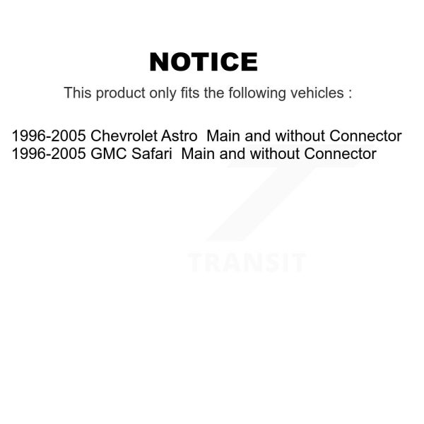 [Front] HVAC Blower Motor Resistor SEN-2BMR0039 For Chevrolet Astro GMC Safari - Image 2
