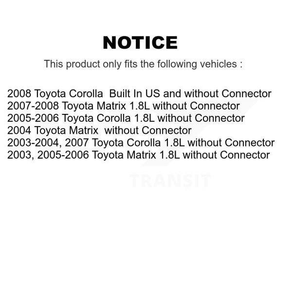 HVAC Blower Motor Resistor SEN-2BMR0046 For Toyota Corolla Matrix - Image 2