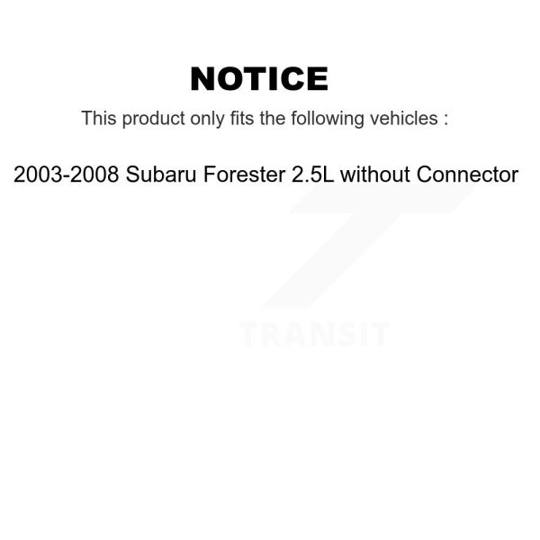 HVAC Blower Motor Resistor SEN-2BMR0390 For Subaru Forester without Connector - Image 2