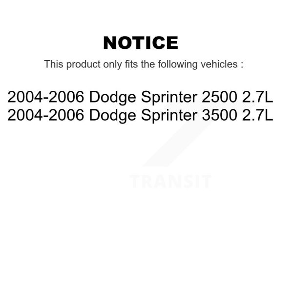 Brake Pads Wear Sensor SEN-2BWS0165 For Dodge Sprinter 2500 3500 2.7L - Image 2